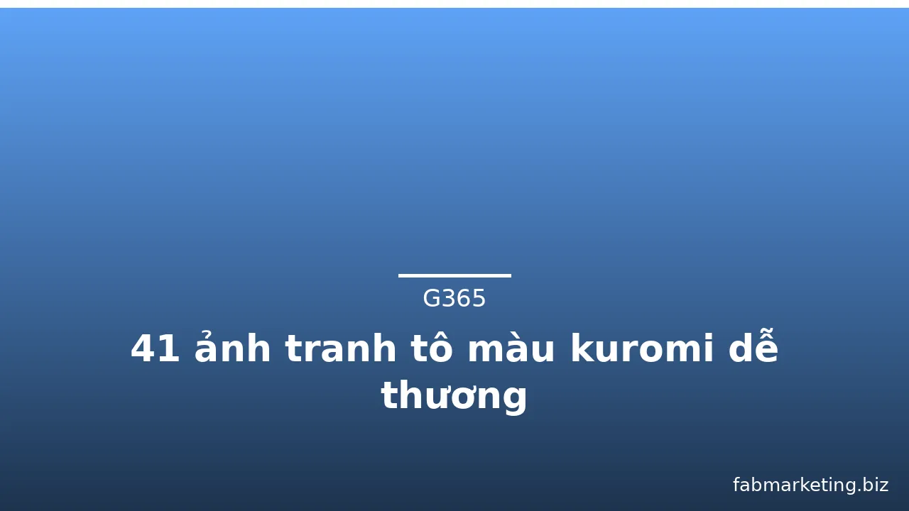 41 ảnh tranh tô màu kuromi dễ thương · ảnh 1