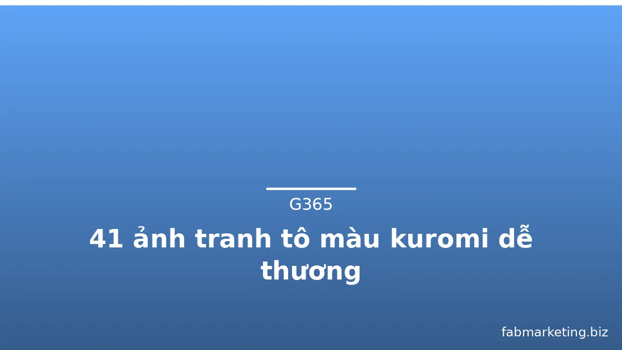 41 ảnh tranh tô màu kuromi dễ thương · ảnh 2