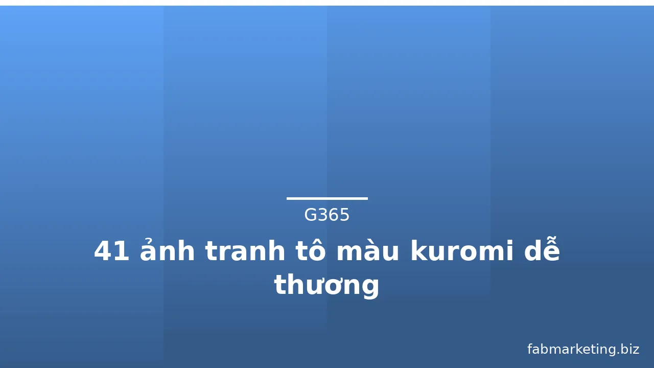 41 ảnh tranh tô màu kuromi dễ thương · ảnh 3