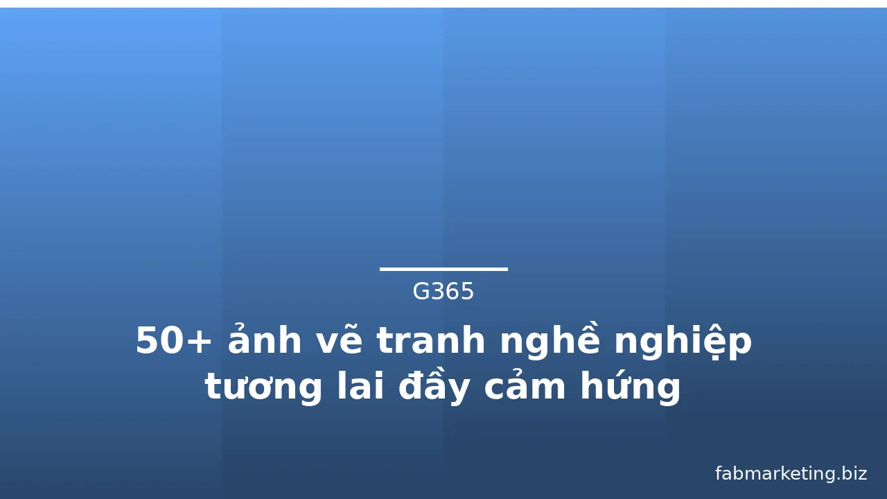 50+ ảnh vẽ tranh nghề nghiệp tương lai đầy cảm hứng · ảnh 1