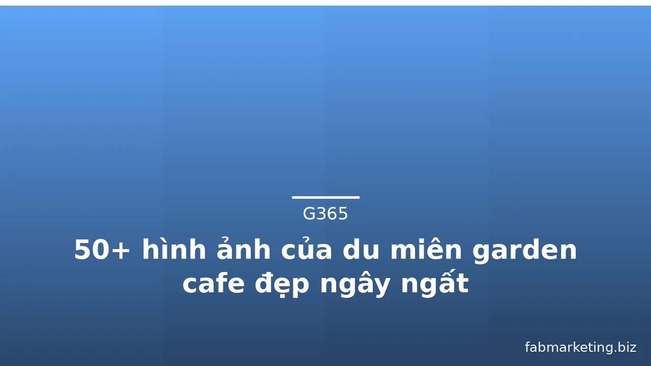 50+ hình ảnh của du miên garden cafe đẹp ngây ngất · ảnh 2