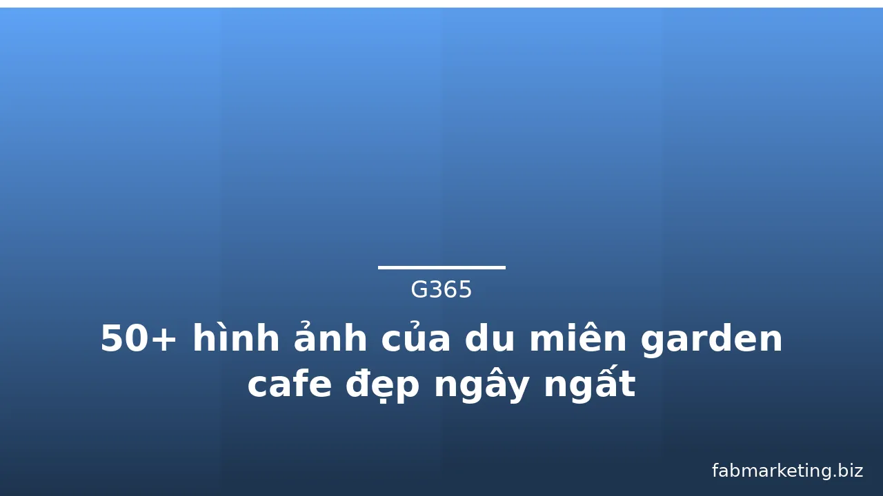 50+ hình ảnh của du miên garden cafe đẹp ngây ngất · ảnh 3