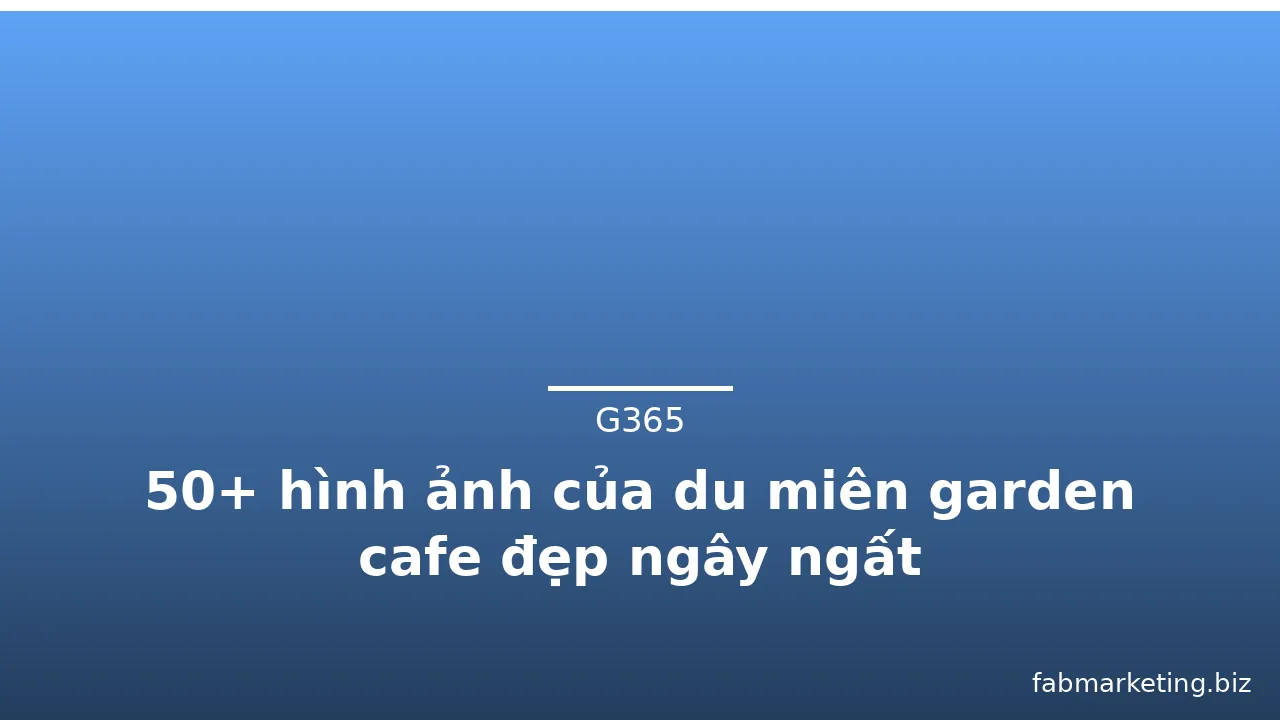 50+ hình ảnh của du miên garden cafe đẹp ngây ngất