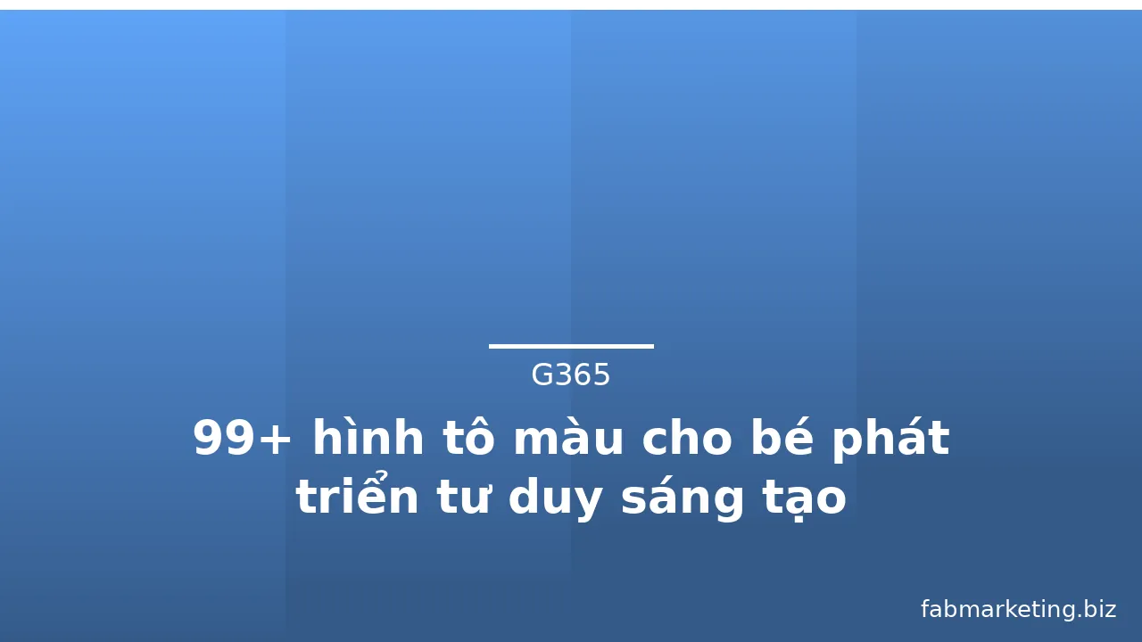 99+ hình tô màu cho bé phát triển tư duy sáng tạo · ảnh 2