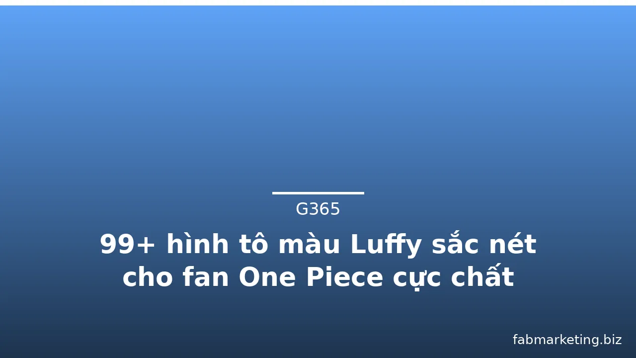 99+ hình tô màu Luffy sắc nét cho fan One Piece cực chất · ảnh 2