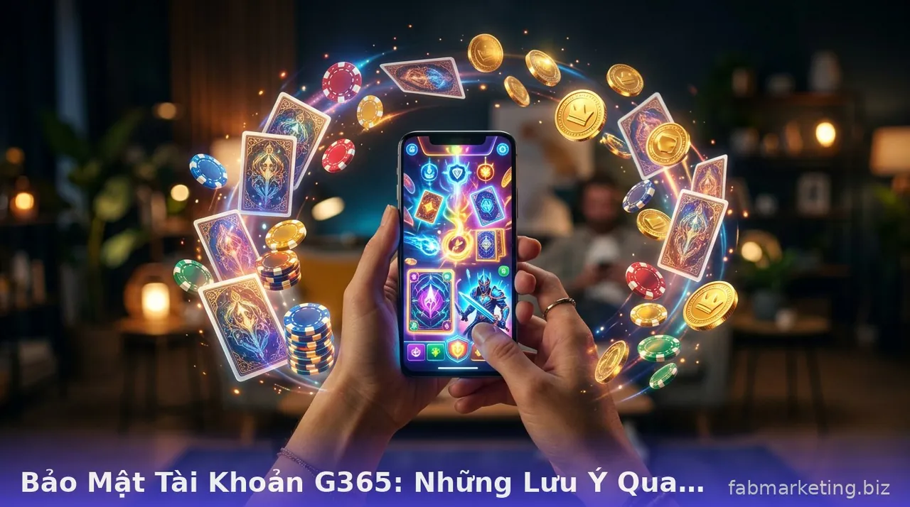 Bảo Mật Tài Khoản G365: Những Lưu Ý Quan Trọng