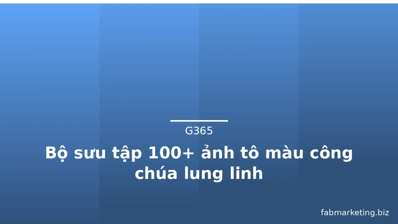 Bộ sưu tập 100+ ảnh tô màu công chúa lung linh