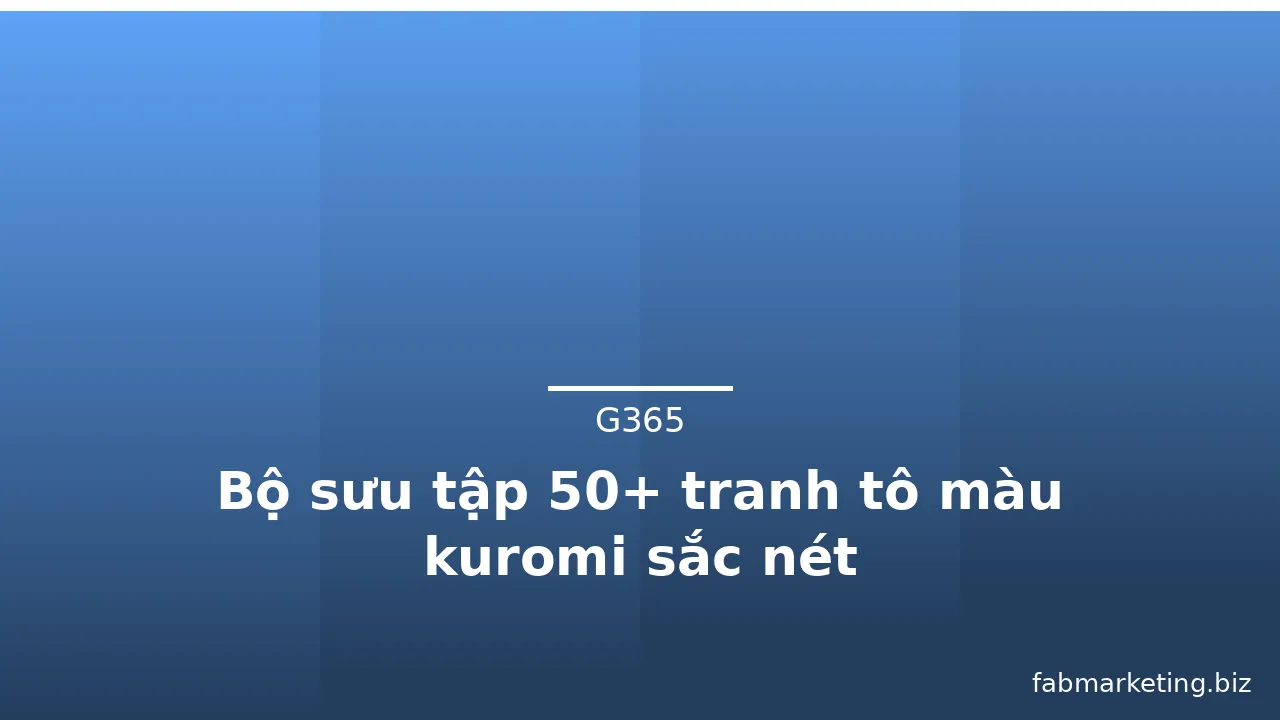 Bộ sưu tập 50+ tranh tô màu kuromi sắc nét