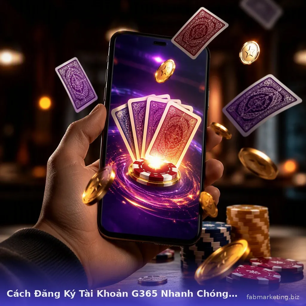 Cách Đăng Ký Tài Khoản G365 Nhanh Chóng, An Toàn — g365 · ảnh 3