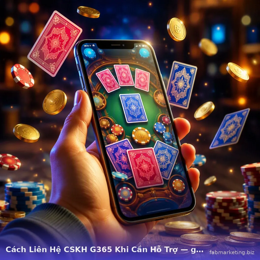 Cách Liên Hệ CSKH G365 Khi Cần Hỗ Trợ — g365 · ảnh 1