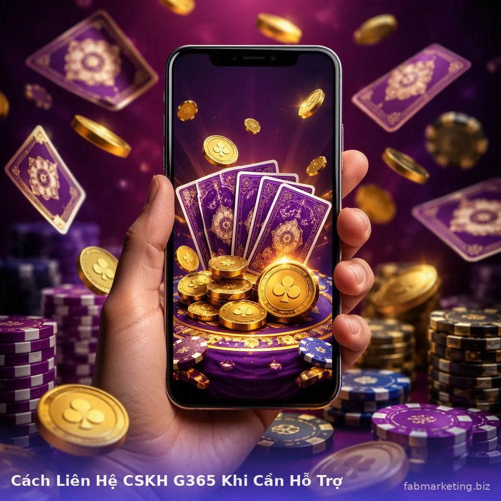 Cách Liên Hệ CSKH G365 Khi Cần Hỗ Trợ