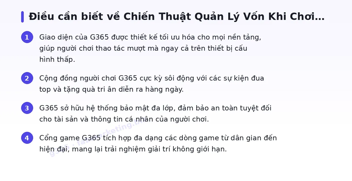 Những điều cần biết về g365