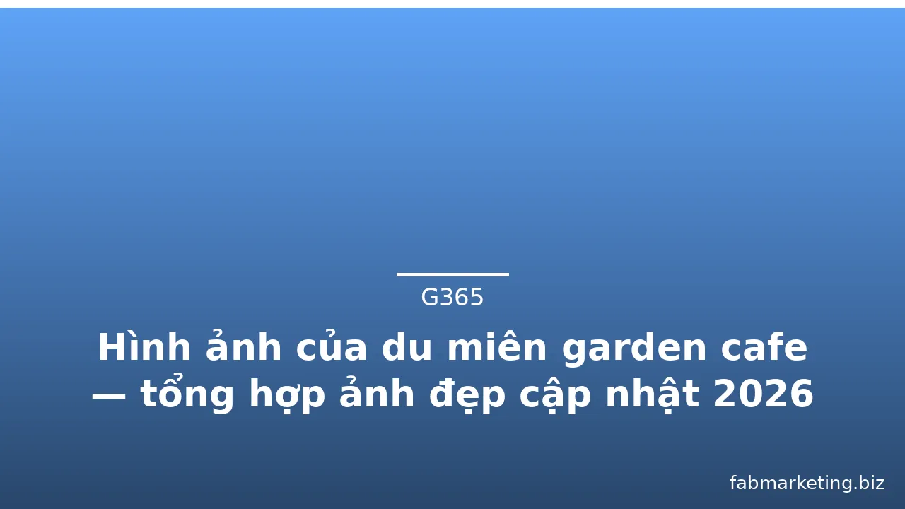 Hình ảnh của du miên garden cafe — tổng hợp ảnh đẹp cập nhật 2026 · ảnh 2