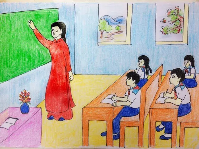 Vẽ tranh 20 11 đơn giản đẹp lớp 3: 100+ ảnh tuyển tập đầy cảm hứng · ảnh 2